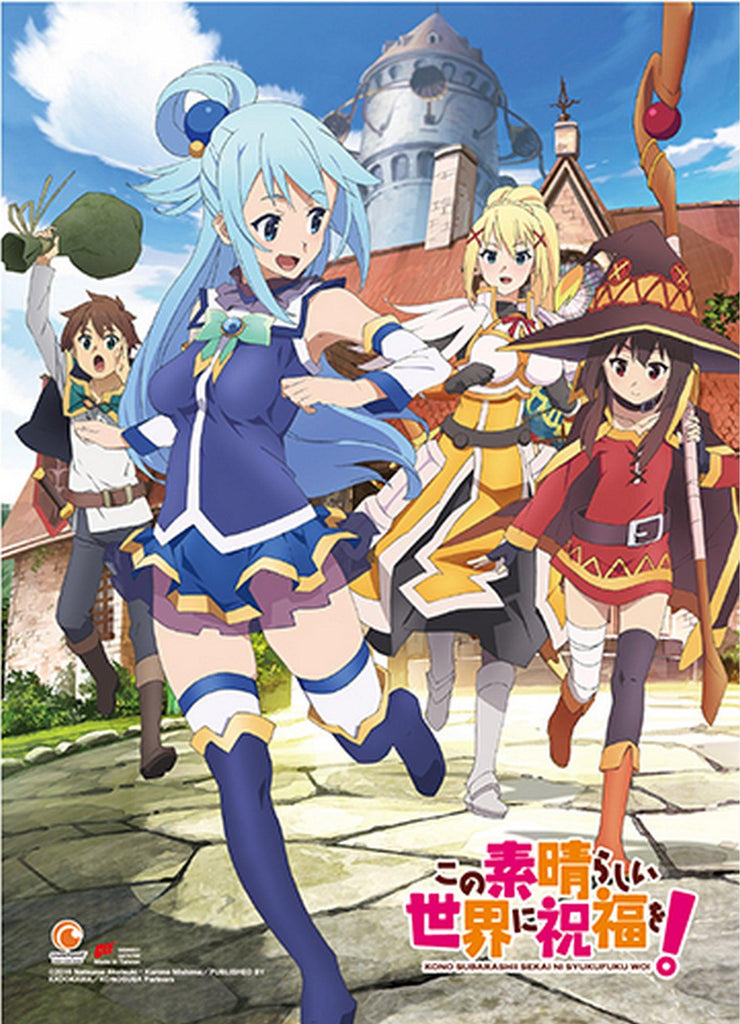 Konosuba - Key Art Fabric Poster - Great Eastern Entertainment