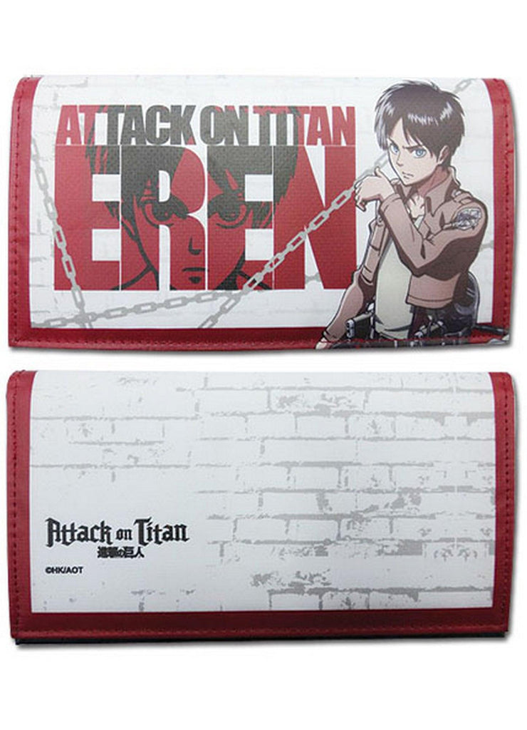 Attack on Titan - Eren Yeager Girl Wallet - Great Eastern Entertainment