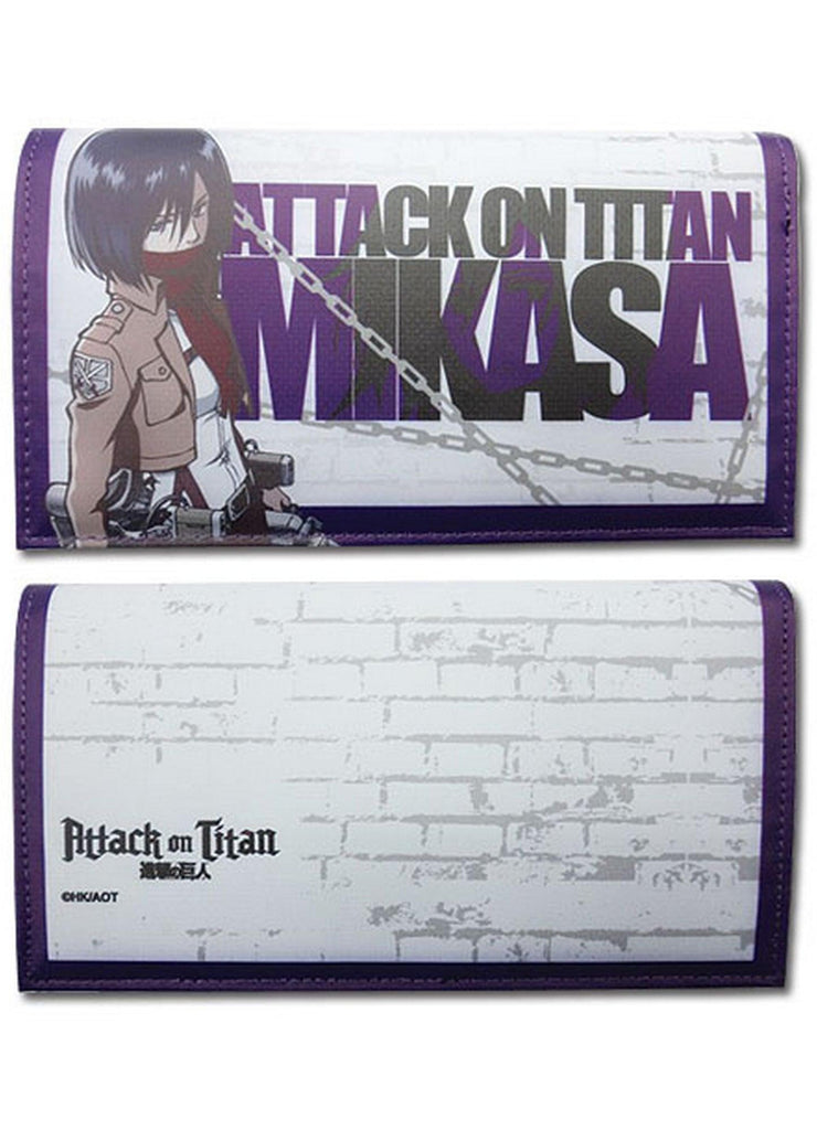 Attack on Titan - Mikasa Ackerman Girl Wallet - Great Eastern Entertainment