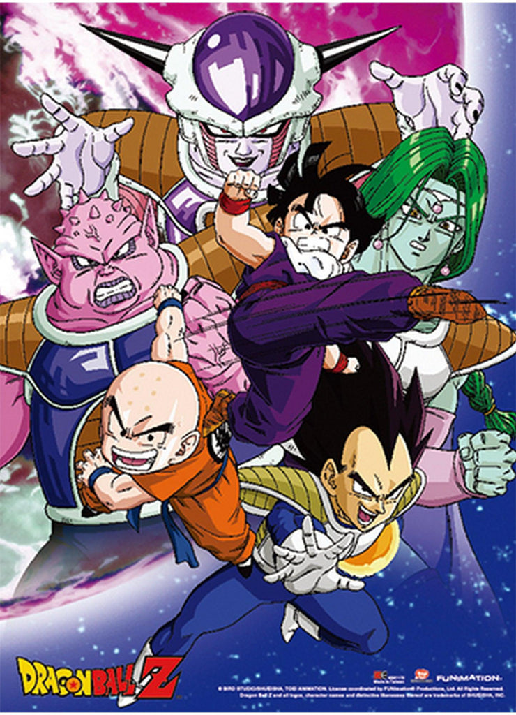 Dragon Ball Z - Son Gohan Vs Frieza Group Special Edition Wall Scroll - Great Eastern Entertainment