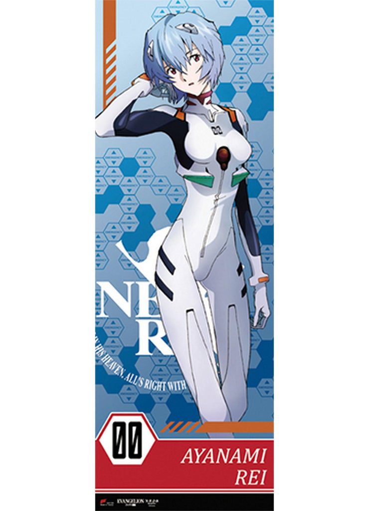 Evangelion New Movie - Rei Ayanami Human Size Se Wall Scroll 23.5"W x 67"H