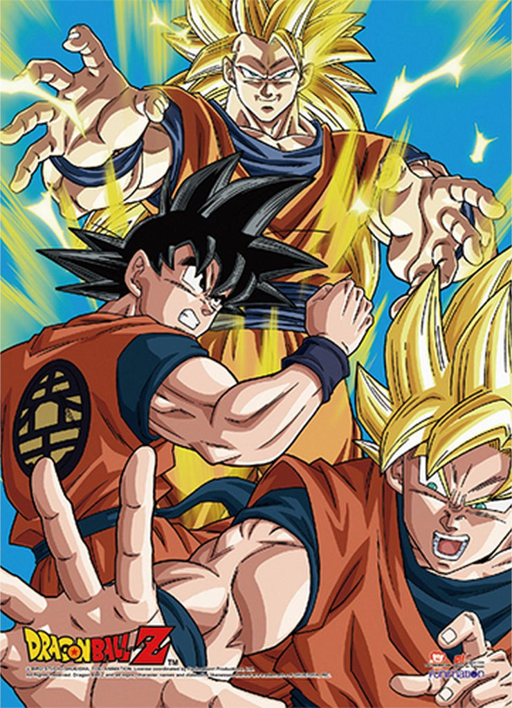 Dragon Ball Z - Son Goku Group Hi-End Wall Scroll - Great Eastern Entertainment