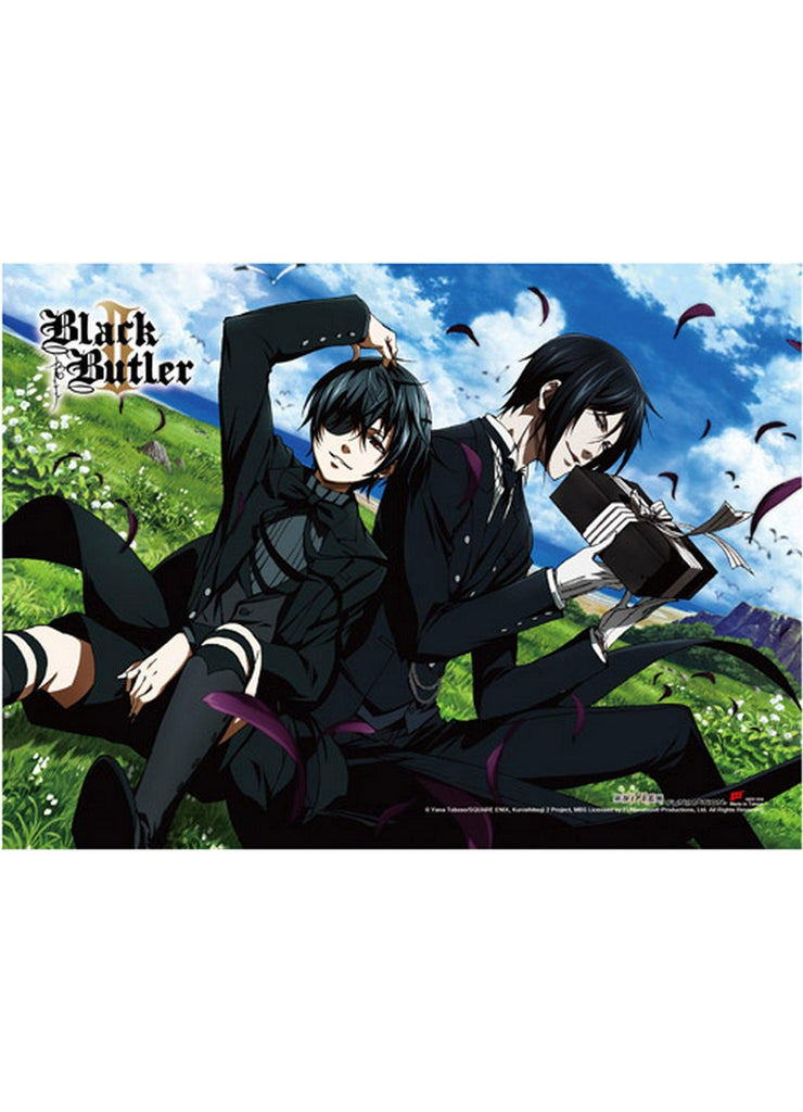 Black Butler 2 - Ciel Phantomhive & Sebastian Michaelis Hi-End Wall Scroll - Great Eastern Entertainment