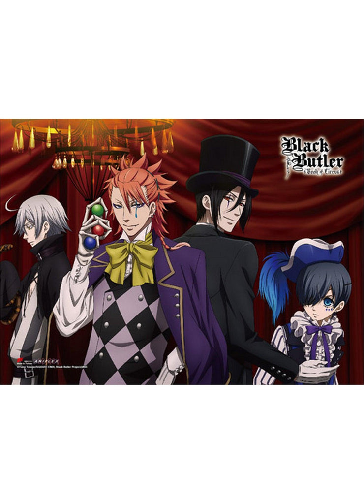 Black Butler Book Of Circus - Group 3 Hi-End Wall Scroll - Great Eastern Entertainment