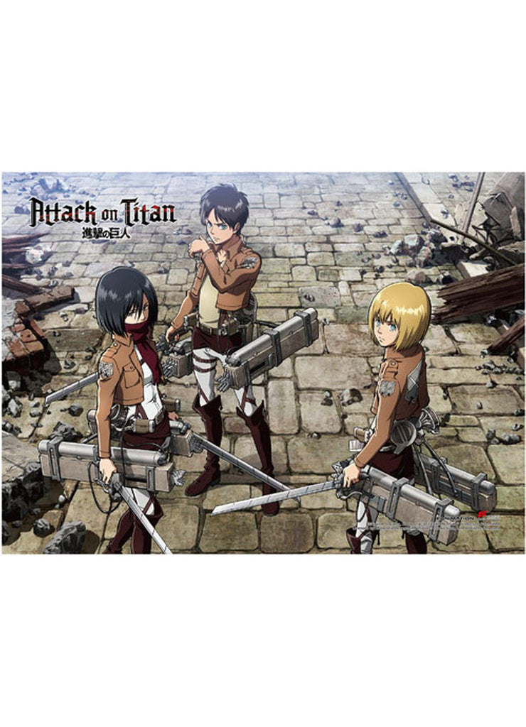 Attack on Titan - Group 1 High End Wall Scroll - Great Eastern Entertainment