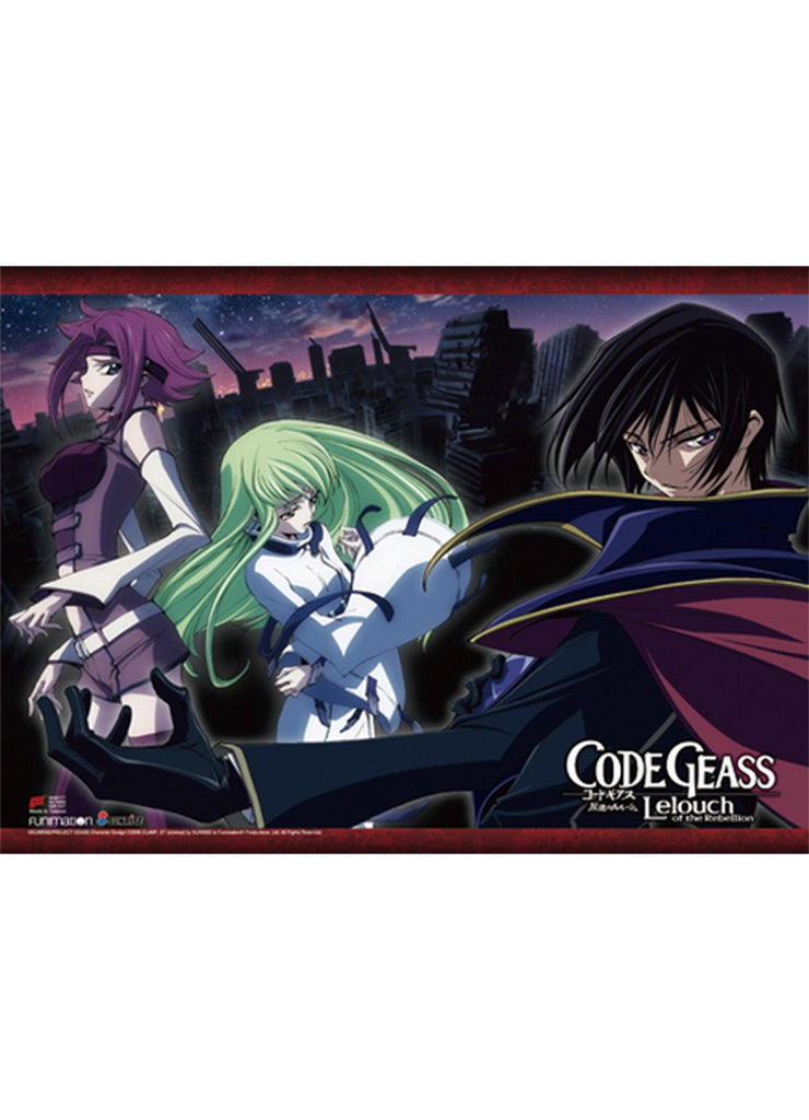 Code Geass S1 - Lelouch vi Britannia & Kallen & C.C. Hi-End Wall Scroll - Great Eastern Entertainment