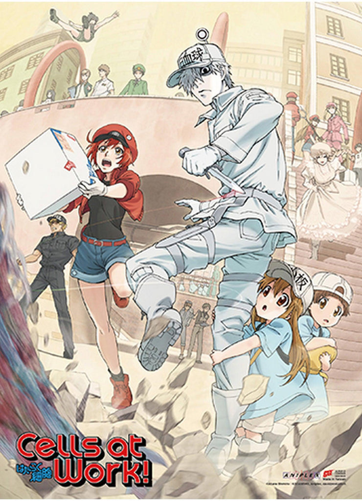 Cells At Work! - Key Art Hi-End Wall Scroll - Great Eastern Entertainment