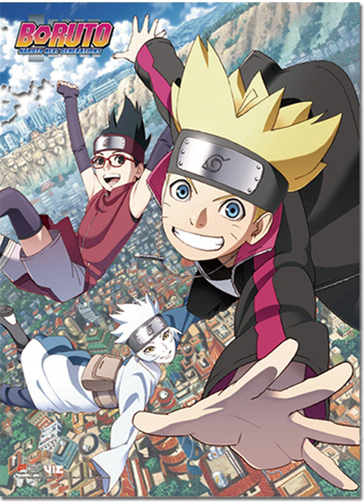 Boruto Uzumaki Naruto Next Generation - Key Art 1 Hi-End Wall Scroll - Great Eastern Entertainment