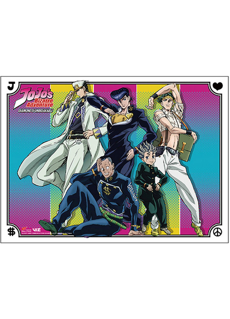 Jojo's Bizarre Adventure S3 - Characters Group Hi-End Wall Scroll - Great Eastern Entertainment