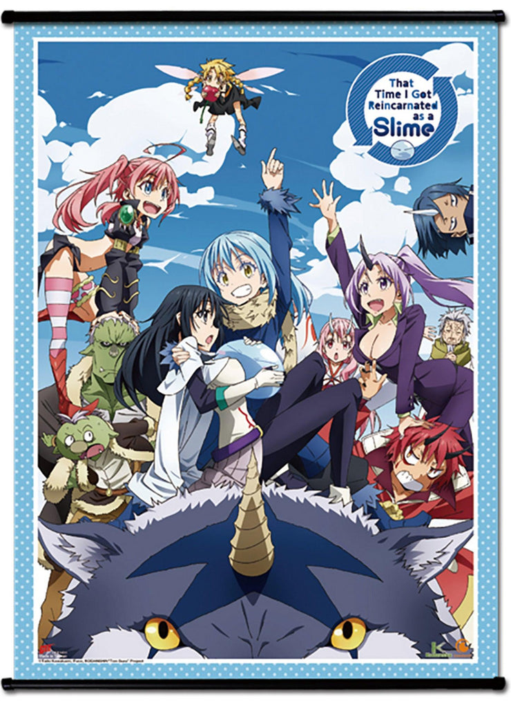 That Time I Got Reincarnated As A Slime- Main Key Art Hi-End Wall Scroll