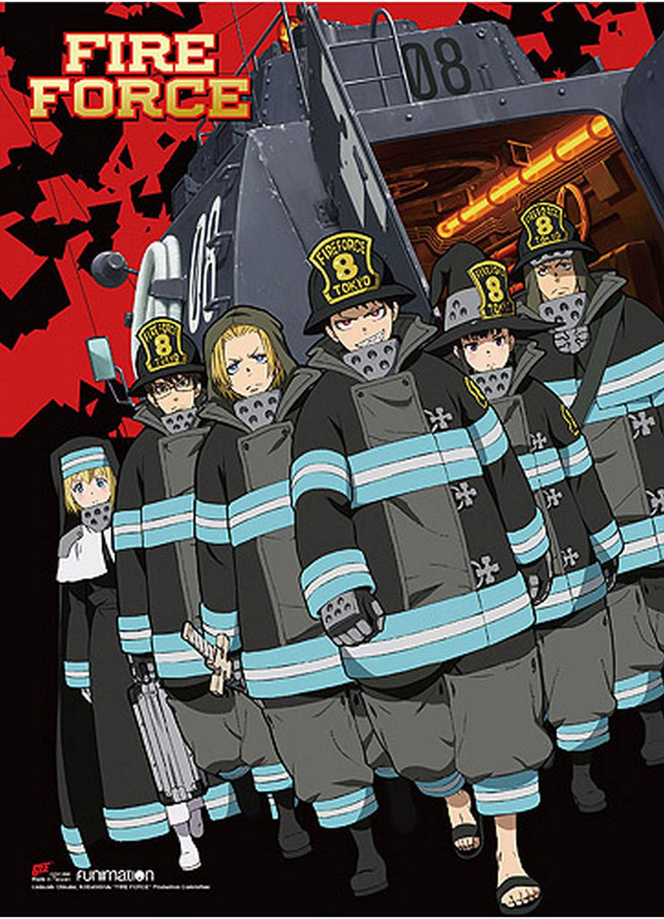 Fire Force - Key Art Hi-End Wall Scroll - Great Eastern Entertainment