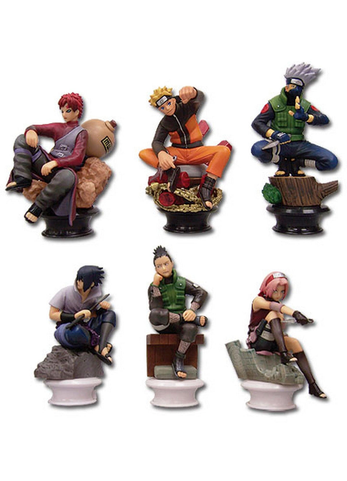Naruto Shippuden - Chess Piece Collection Vol.1 (6 Pcs / Set)
