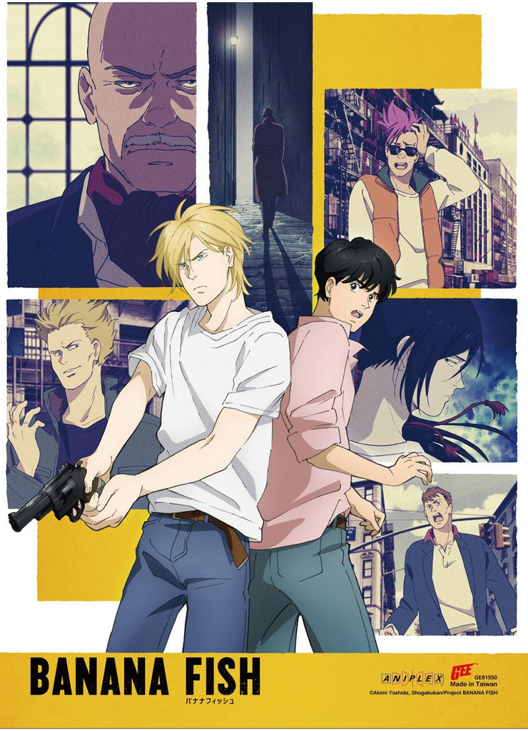 Banana Fish - Key Art SS Wall Scroll 18.5"W x 25.2"H