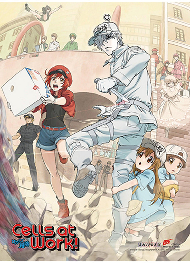 Cells At Work! - Key Art SS Wall Scroll - Great Eastern Entertainment