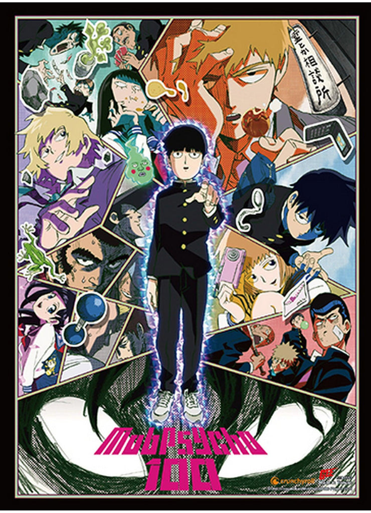 Mob Psycho 100 - Key Art SS Wall Scroll 18.5"W x 25.2"H - Great Eastern Entertainment