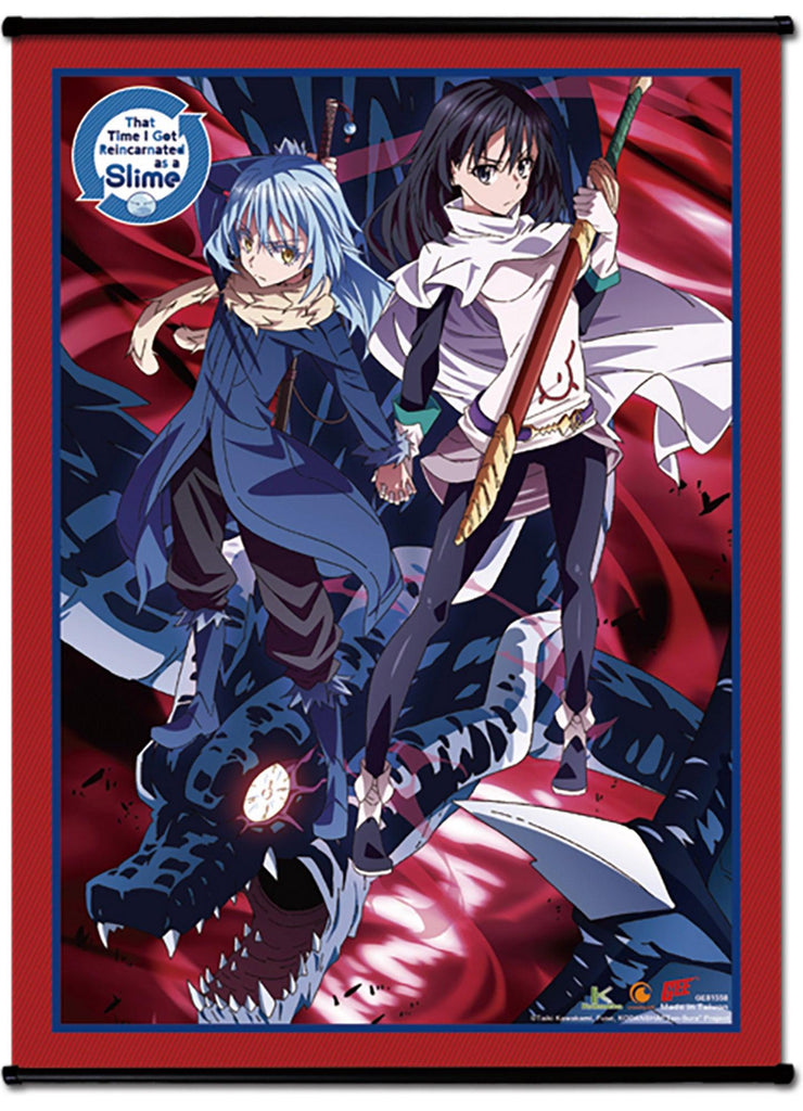 That Time I Got Reincarnated As A Slime- Key Art_Rimuru & Shizu Ss Wall Scroll