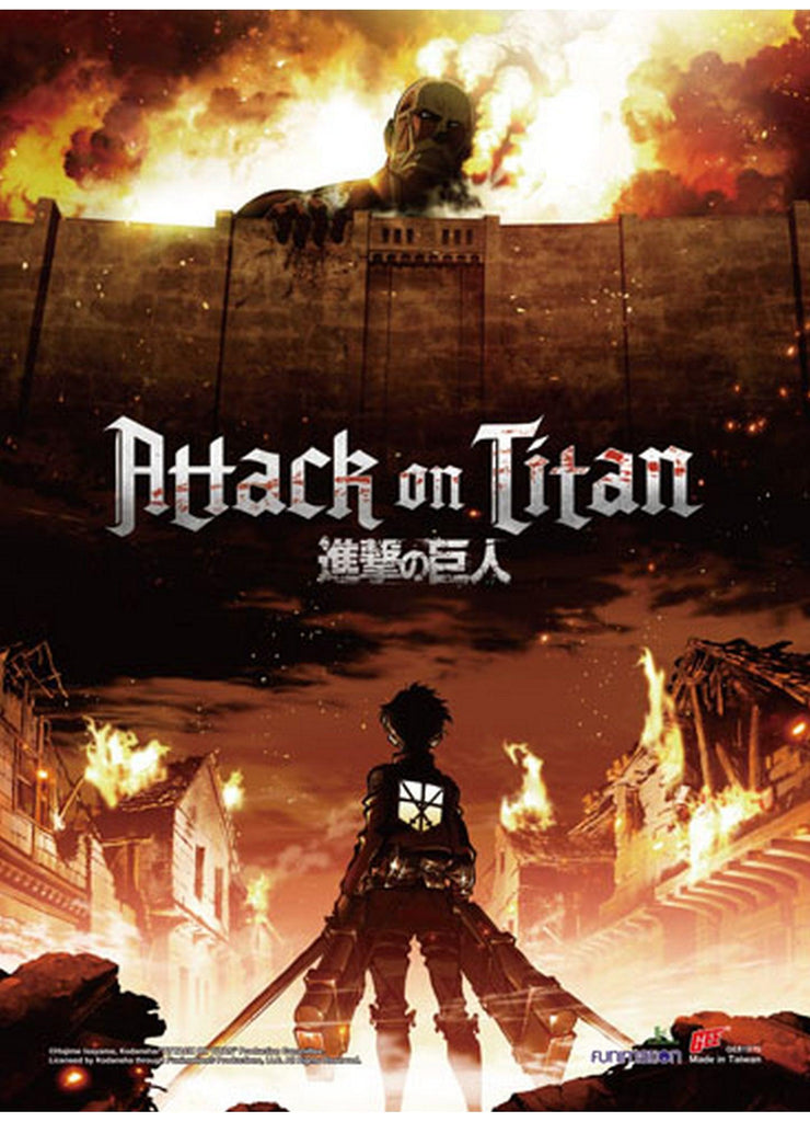 Attack On Titan- Key Art Ss Wall Scroll 18.5"X25.2"