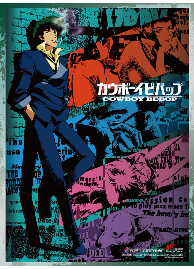 Cowboy Bebop- Spike Smoking Ss Wall Scroll 18.5"X25.2"