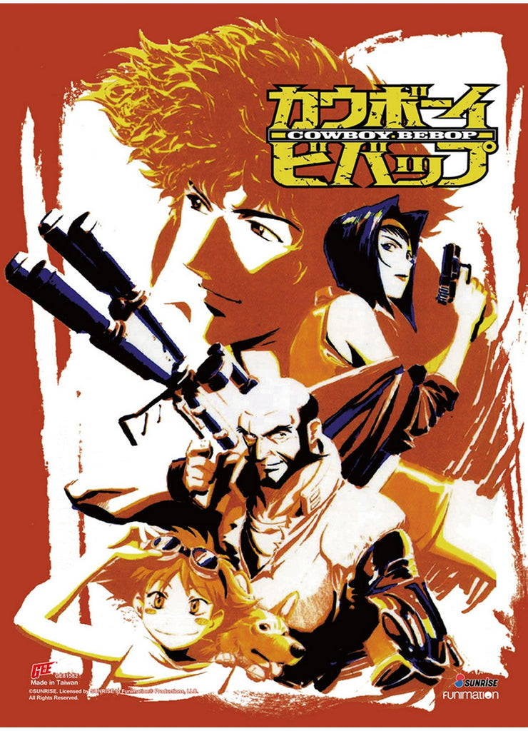 Cowboy Bebop- Spike & Friends Ss Wall Scroll 18.5"X25.2"