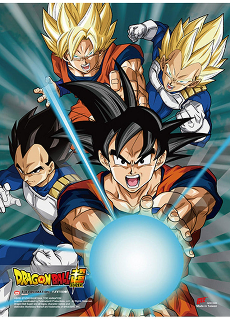 Dragon Ball Super - Battle Of Gods Group SS Wall Scroll - Great Eastern Entertainment