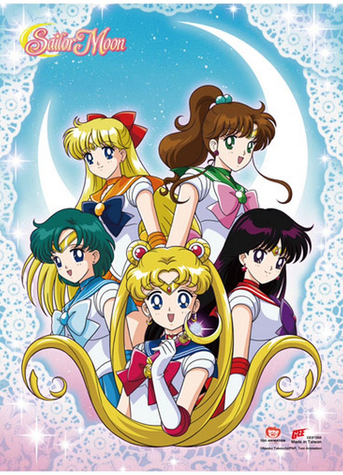 Sailor Moon- Group Ss Wall Scroll 18.5"X25.2"