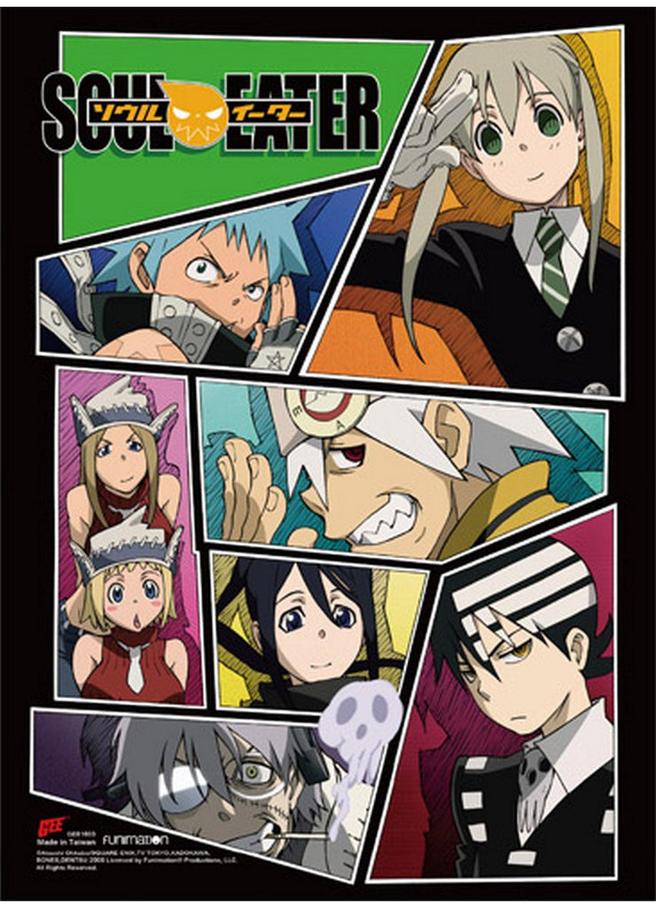 Soul Eater- Group #A Ss Wall Scroll 18.5"X25.2"