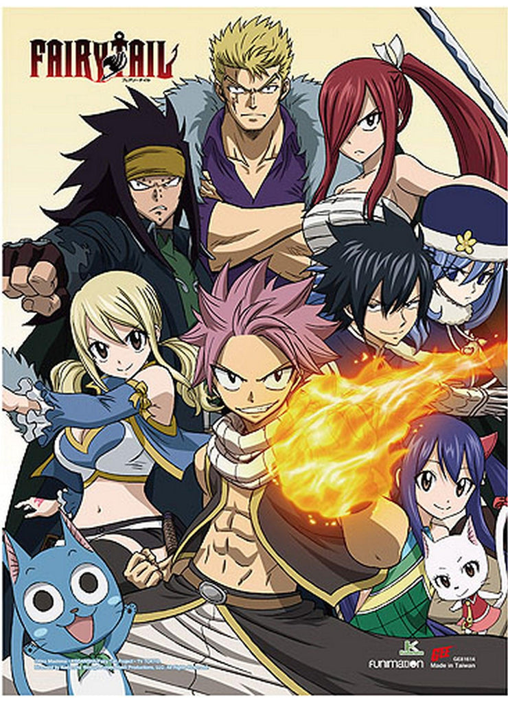 Fairy Tail S7- Group Ss Wall Scroll 18.5"X25.2"