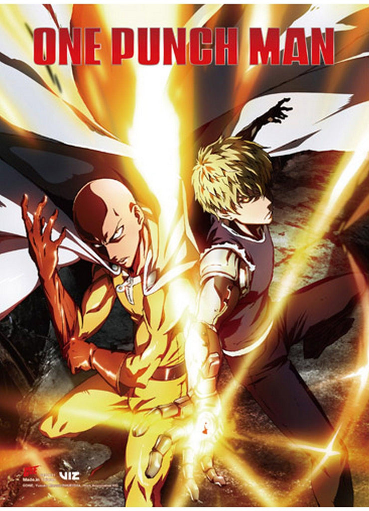 One Punch Man- Key Art 3 Ss Wall Scroll 18.5"X25.2"