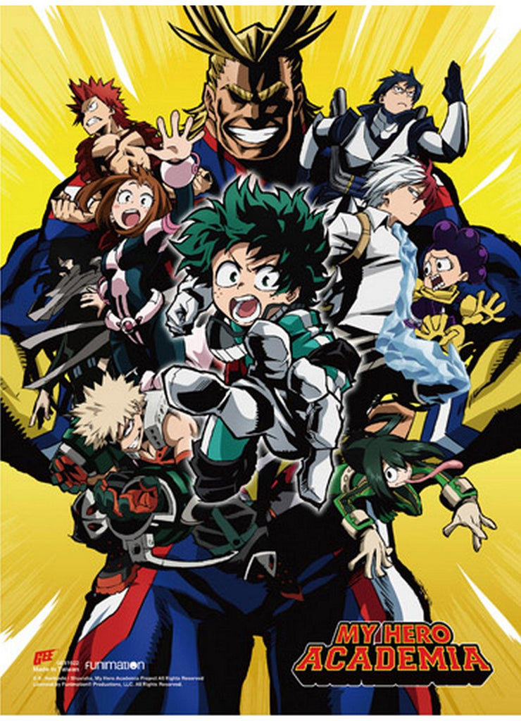 My Hero Academia - Key Art 1 SS Wall Scroll 18.5"W x 25.2"H - Great Eastern Entertainment