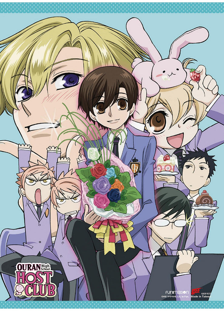 Ouran High School Host Club- Group Ss Wall Scroll