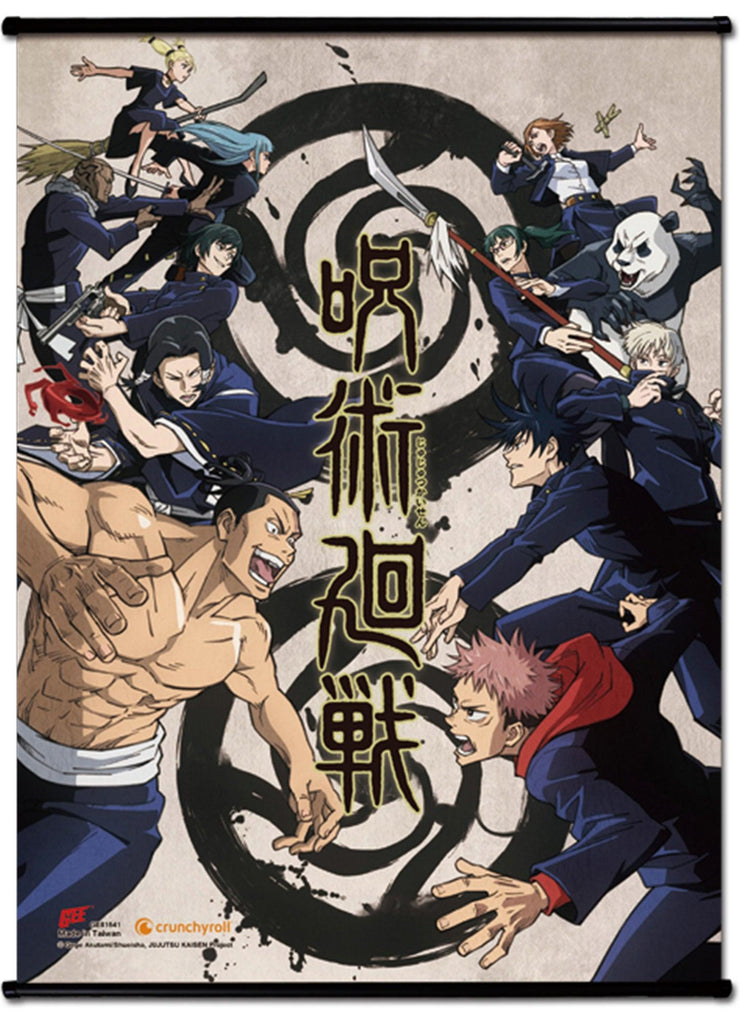 Jujutsu Kaisen- Key Art #C Ss Wall Scroll 18.5"X25.2"