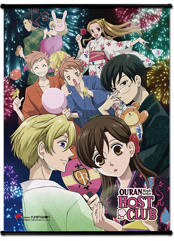 Ouran Hight School Host Club- Key Art#B Ss Wall Scroll 18.5"X25.2"