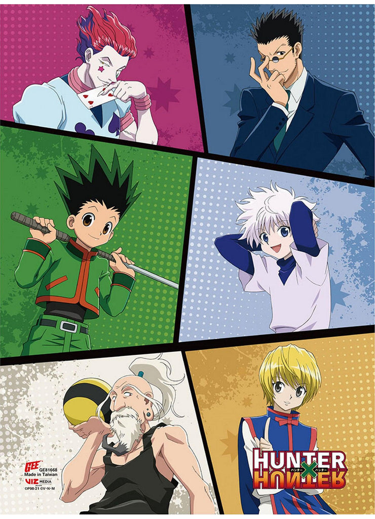 Hunter X Hunter-Character Group #A Ss Wall Scroll 18.5"X25.2"