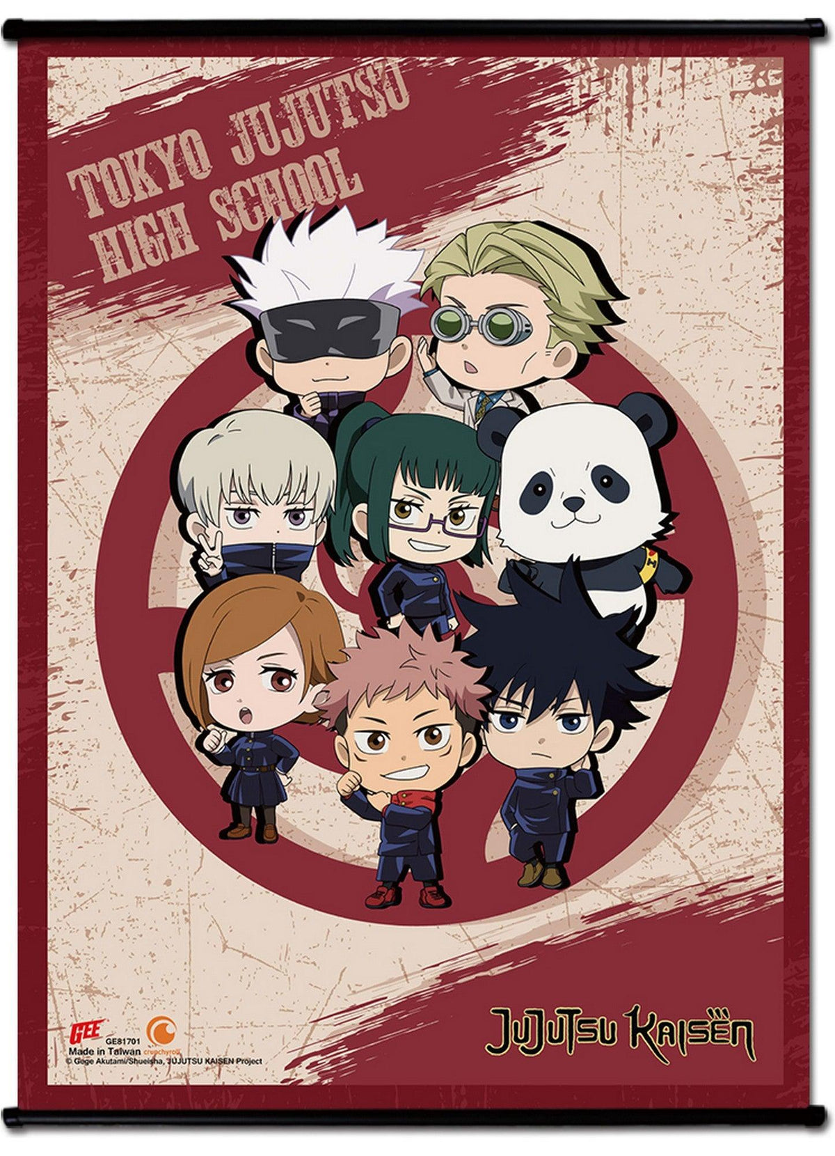 Jujutsu Kaisen - SD Character Group #A Ss Wall Scroll