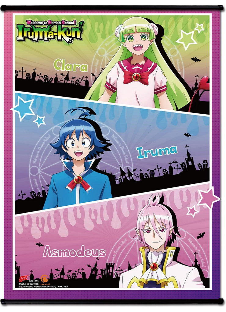 Welcome To Demon School, Iruma-Kun - Character Group #A Ss Wall Scroll