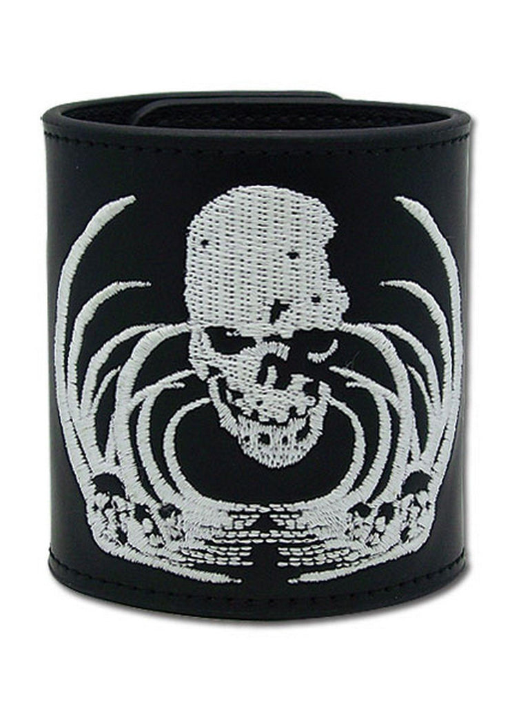 Death Note - Skull Embroidery Leather Wristband - Great Eastern Entertainment