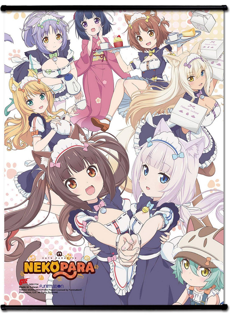 Nekopara - Keyart SS Wall Scroll 18.5"W x 25.2"H