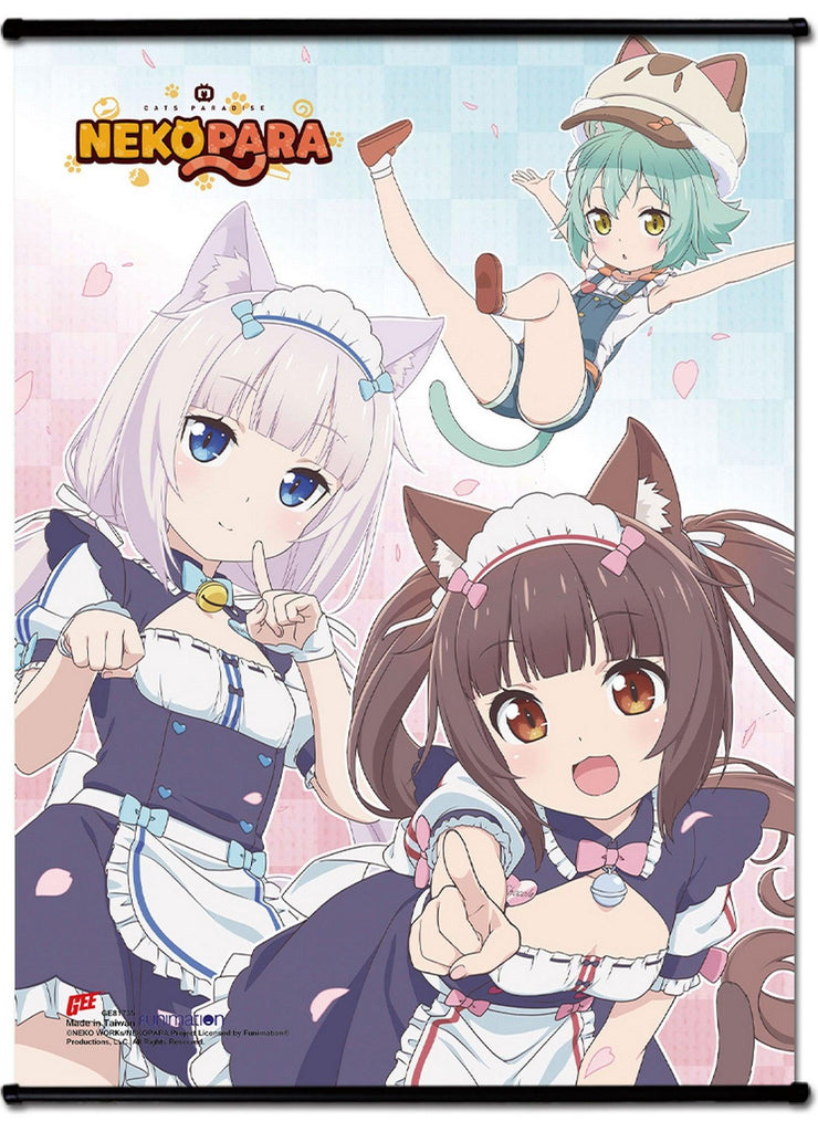 Nekopara - Group #A SS Wall Scroll 18.5"W x 25.2"H