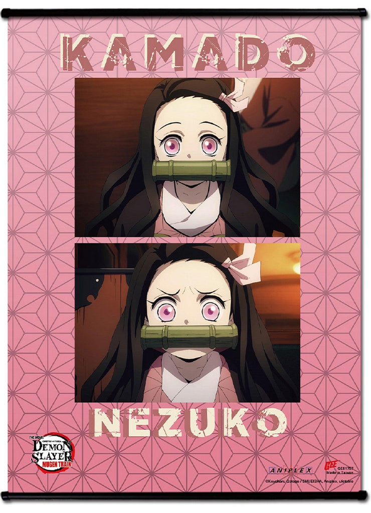 Demon Slayer The Moive: Infinity Train - Nezuko Kamado Fictional character #01 Ss Wall Scroll