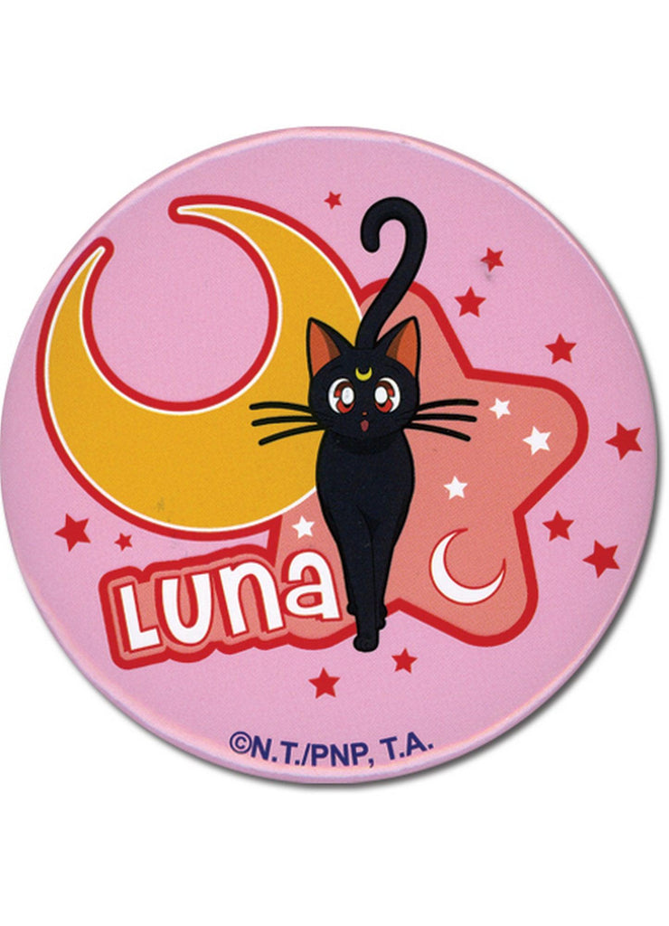 Sailor Moon Luna Button 3'