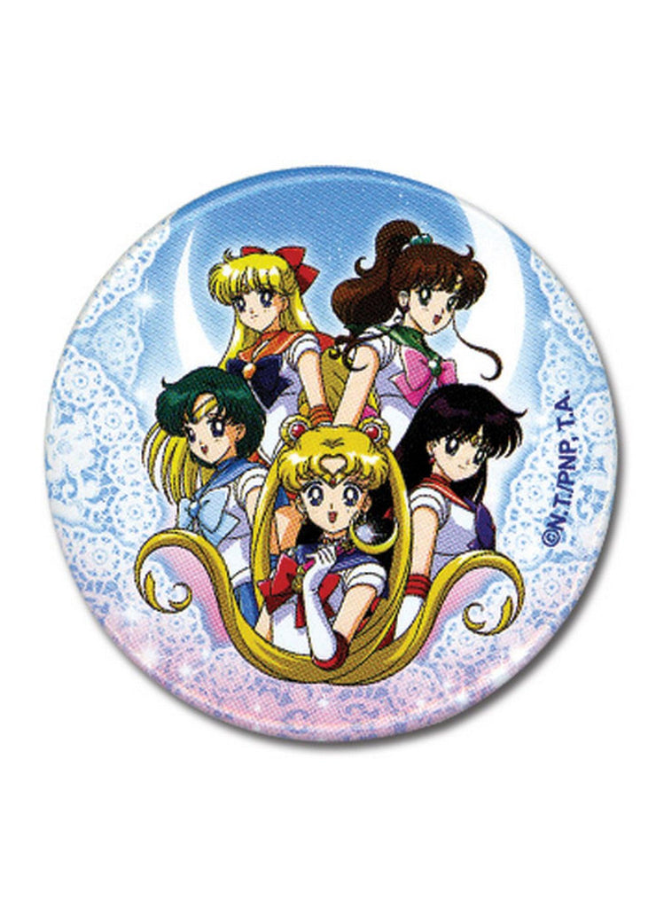 Sailor Moon Group Button 1.25'