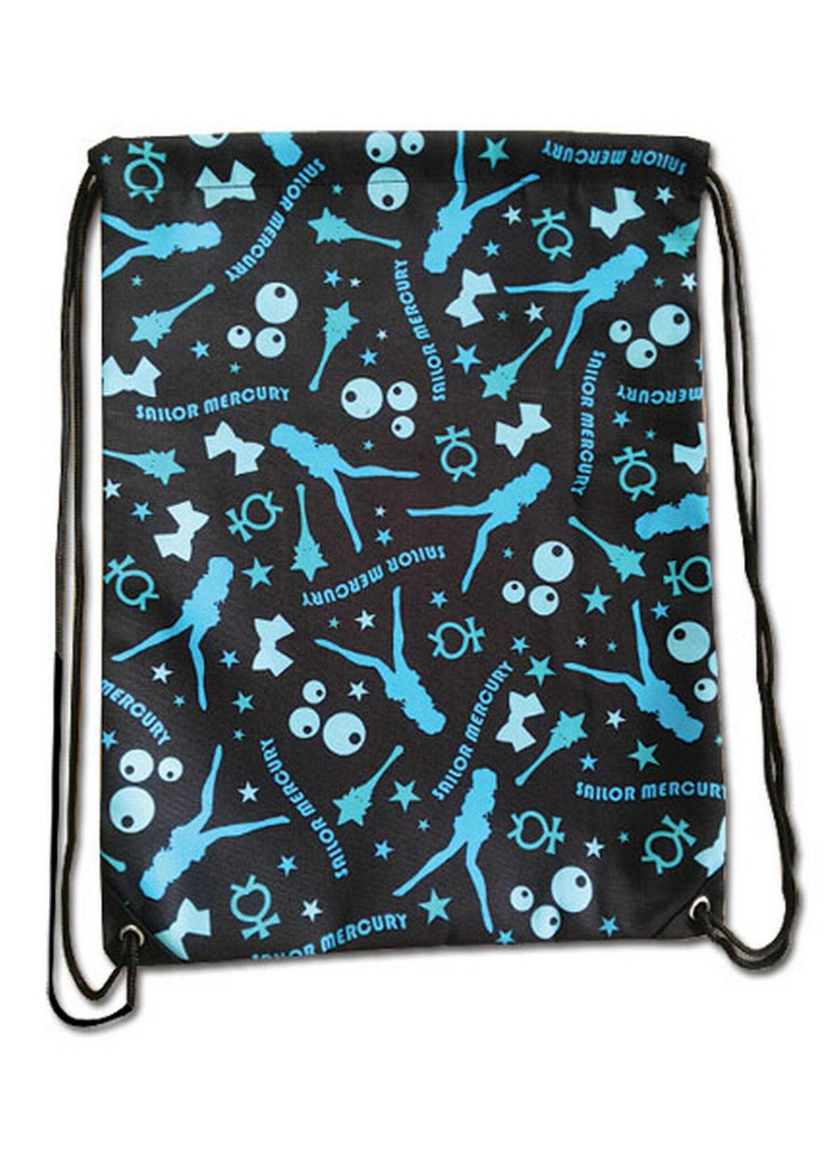 Sailor Moon R- Sailor Mercury Pattern Drawstring Bag