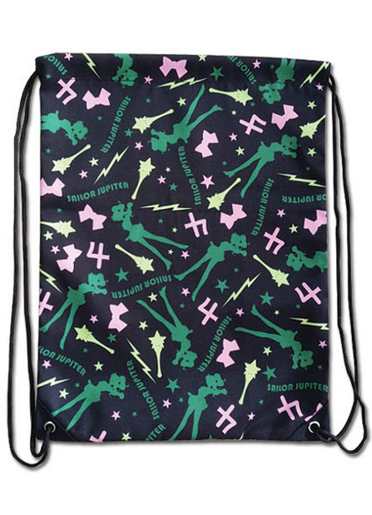 Sailor Moon R- Sailor Jupiter Pattern Drawstring Bag