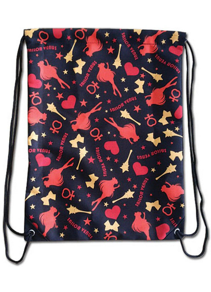 Sailor Moon R- Sailor Venus Pattern Drawstring Bag