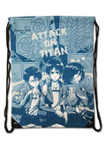 Attack on Titan - Group Emblems Drawstring Bag - Great Eastern Entertainment