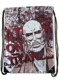 Attack on Titan - Colossal Titan Red Drawstring Bag - Great Eastern Entertainment