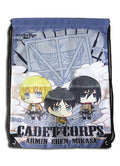 Attack on Titan - Group Purple Drawstring Bag - Great Eastern Entertainment