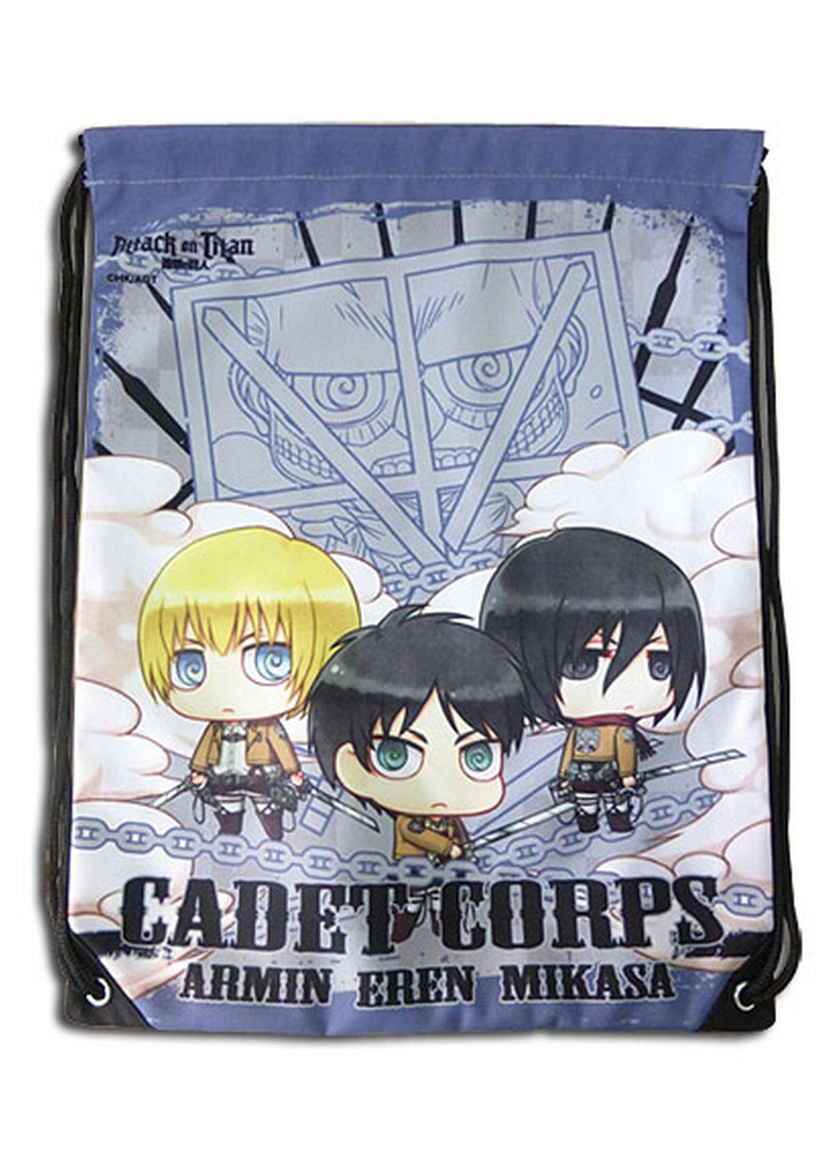 Attack on Titan - Group Purple Drawstring Bag - Great Eastern Entertainment
