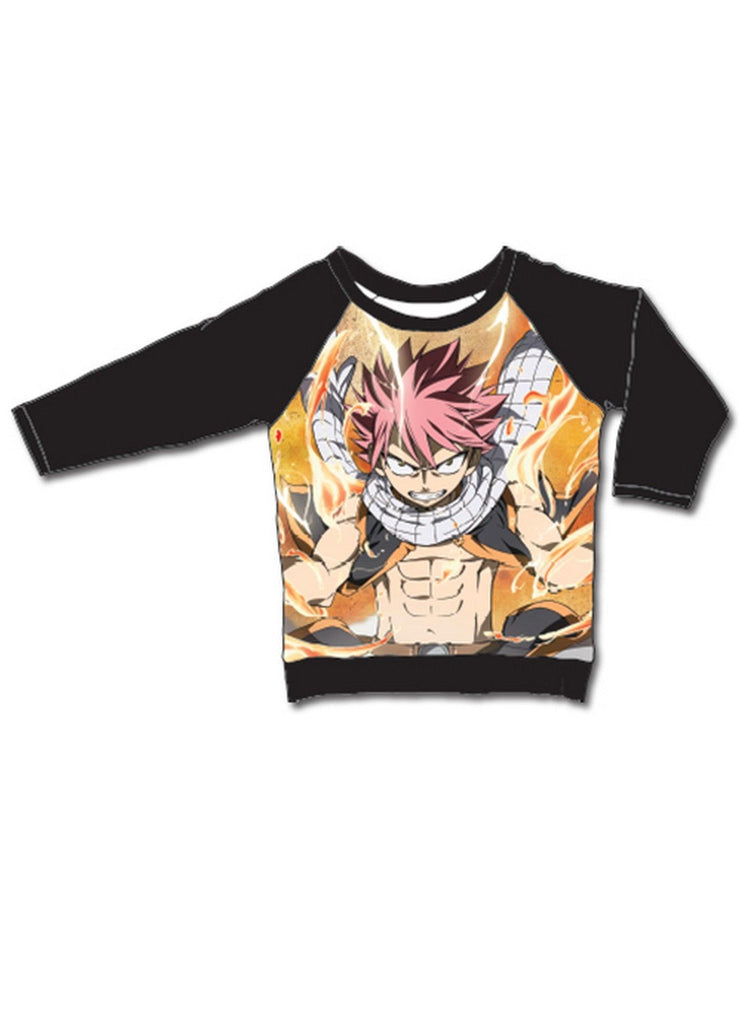 Fairy Tail - Natsu Dragneel Lightning Fire Mode Long Sleeve Raglan