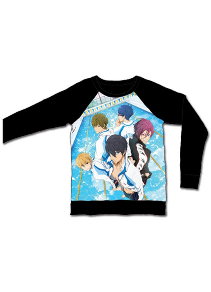 Free! - Man Group Pullover Raglan Long Sleeve Shirt